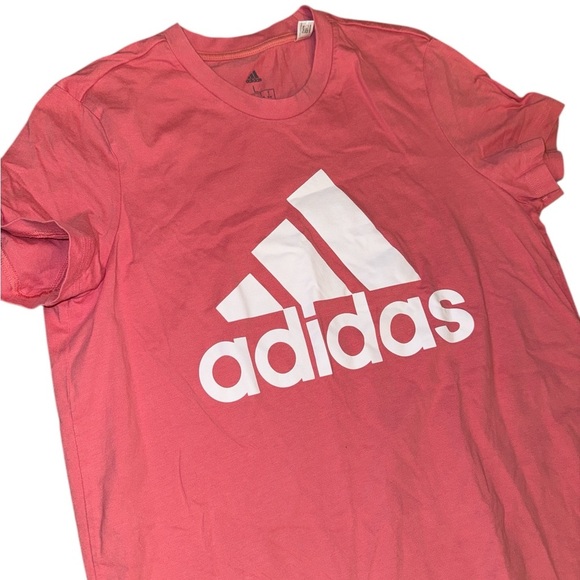 Adidas Pink Logo T-Shirt Dress - Picture 3 of 5